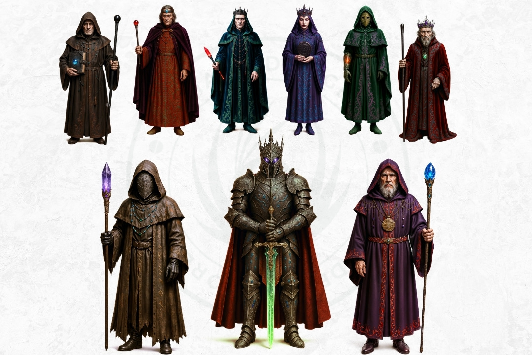 Gothic Alchemy PNG clipart set